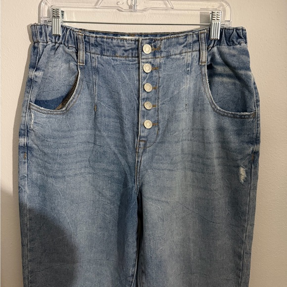Kensie Denim Blue High Rise Jeans - Picture 4 of 14